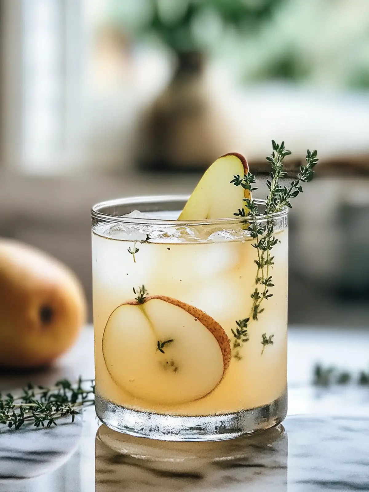 Delight in a Pear Thyme Pitcher Mocktail for Any Occasion 2 Pear Thyme Pitcher Mocktail