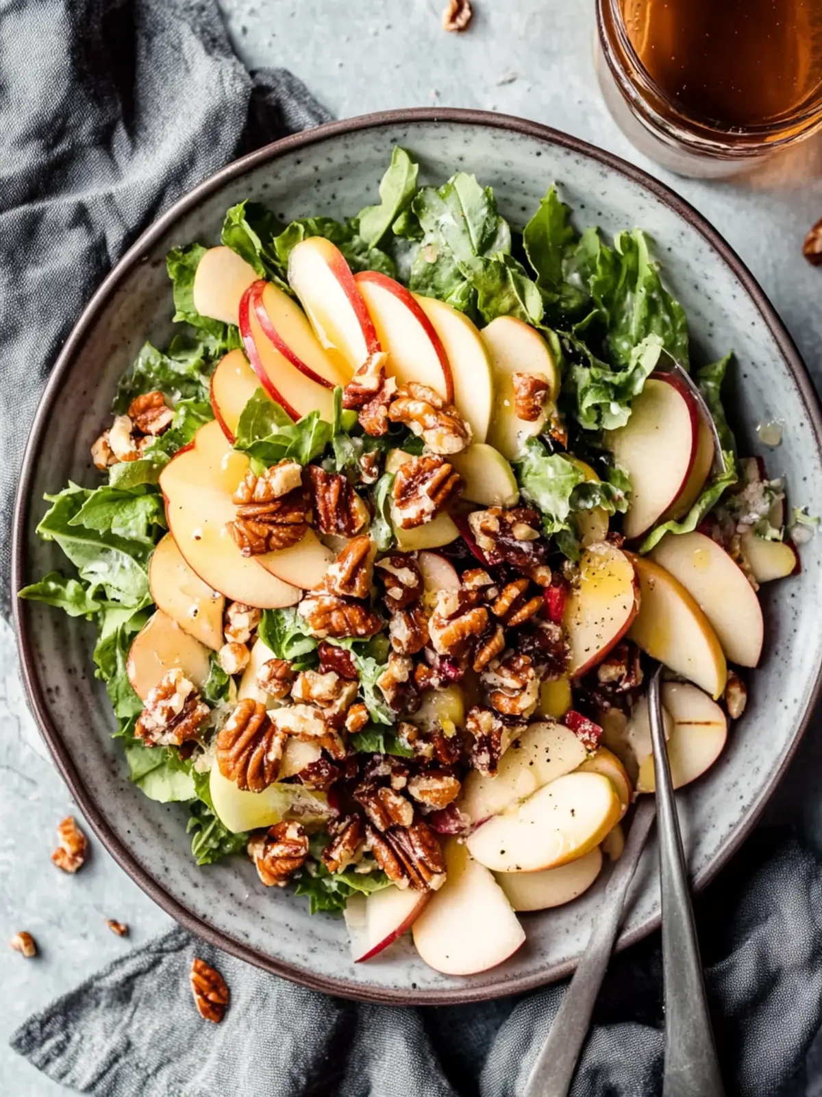 Delicious Apple Salad with Candied Walnuts You’ll Crave 4 Apple Salad with Candied Walnuts