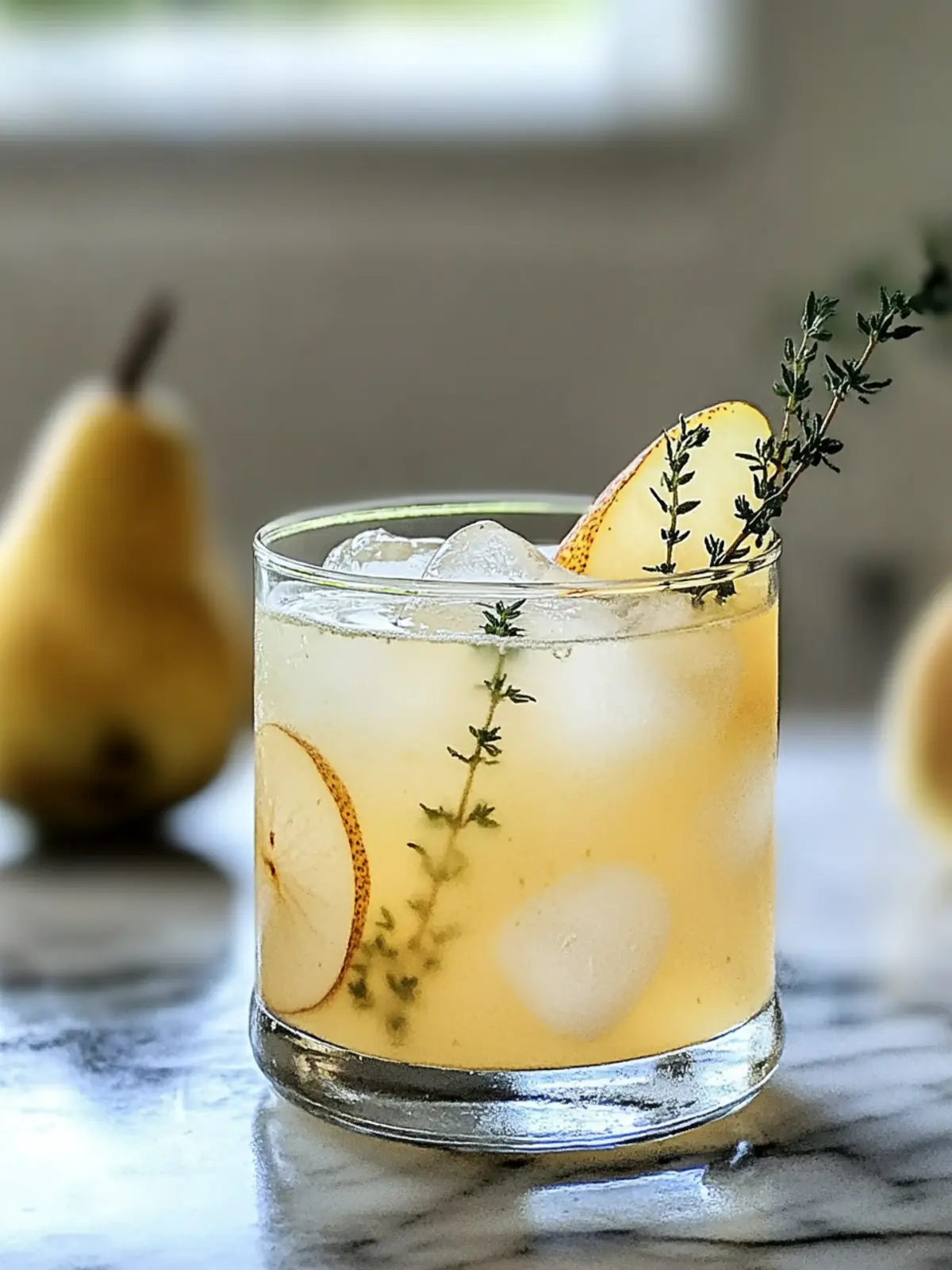 Delight in a Pear Thyme Pitcher Mocktail for Any Occasion 5 Pear Thyme Pitcher Mocktail