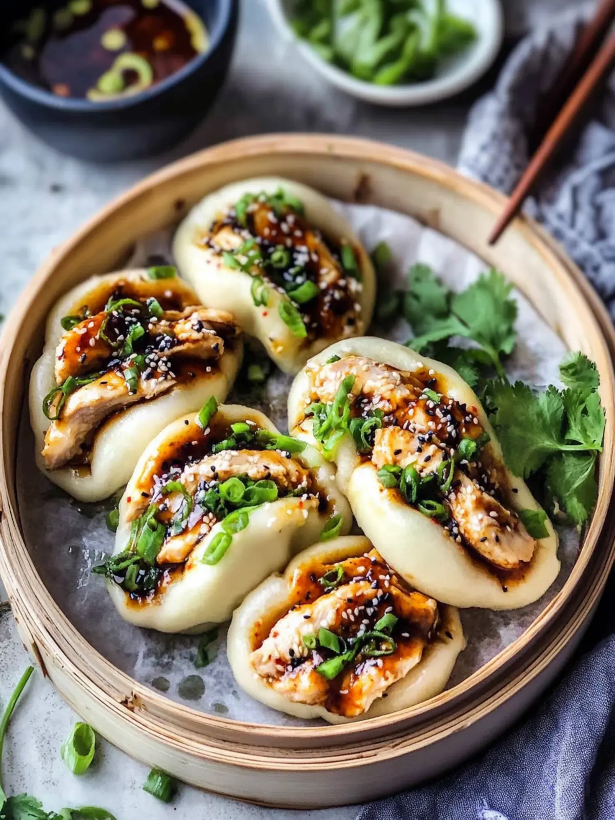 Irresistible Sticky Korean Chicken Steamed Buns Made Easy 4 Sticky Korean Chicken Steamed Buns
