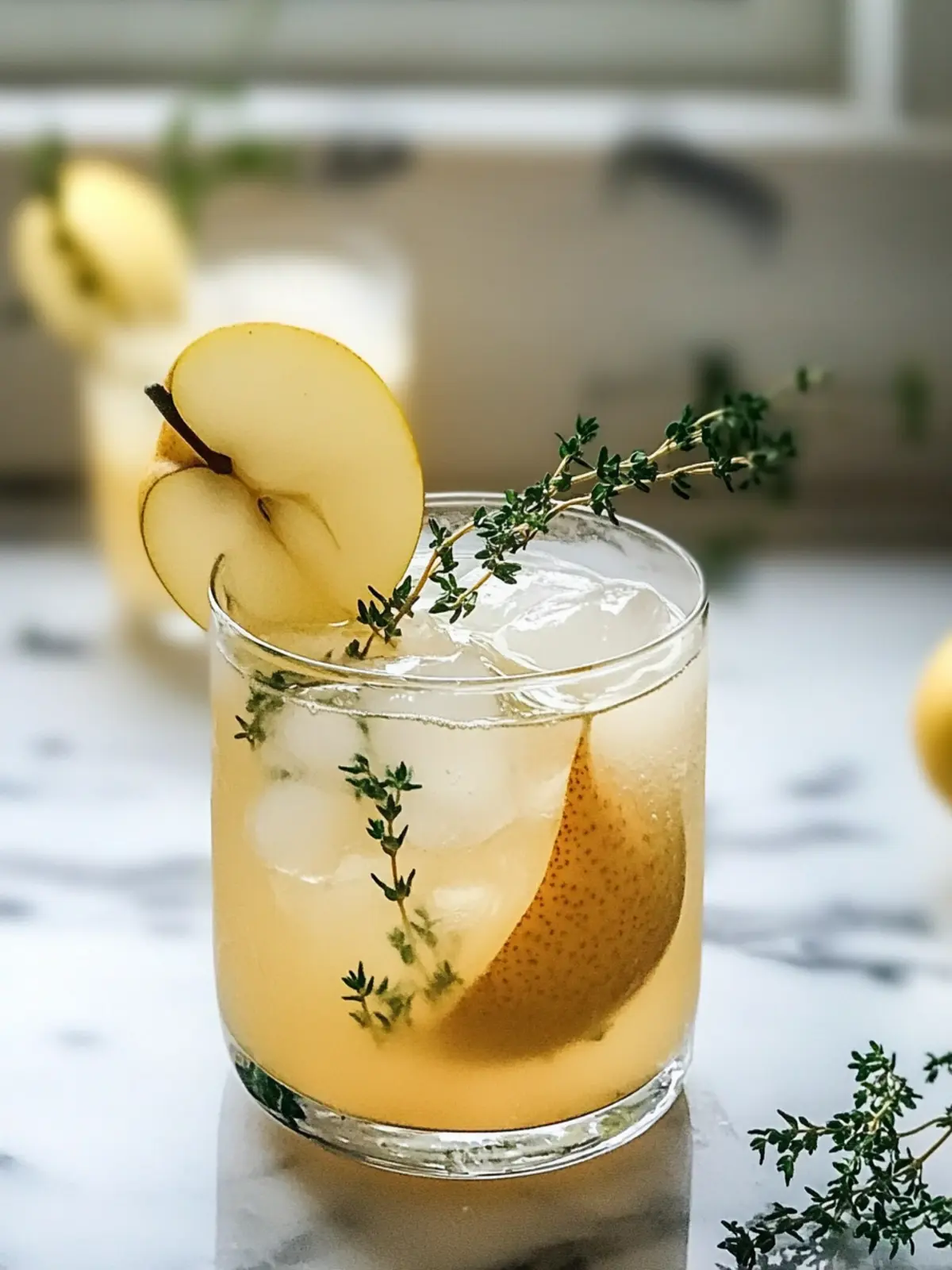 Delight in a Pear Thyme Pitcher Mocktail for Any Occasion 3 Pear Thyme Pitcher Mocktail