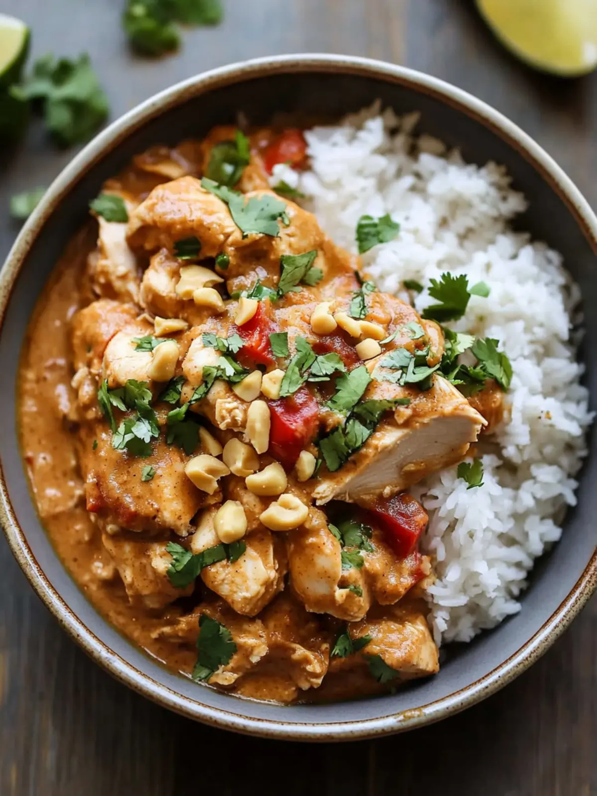 Savory Slow Cooker Peanut Chicken for Effortless Flavor 5 Slow Cooker Peanut Chicken