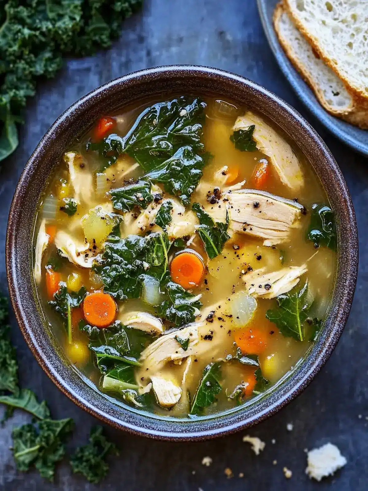 Savory Chicken Kale Soup Loaded with Flavorful Goodness 3 Chicken Kale Soup