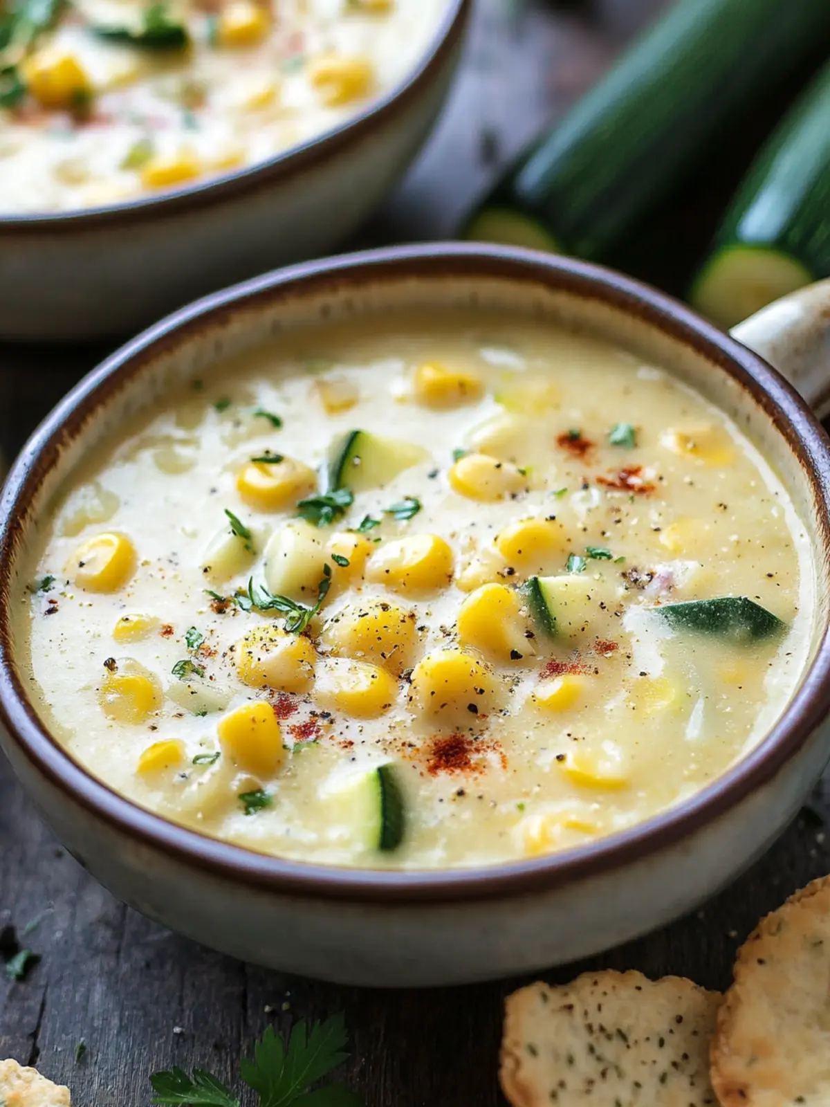 Summer Corn and Zucchini Chowder That's Creamy and Delicious 2 Summer Corn and Zucchini Chowder