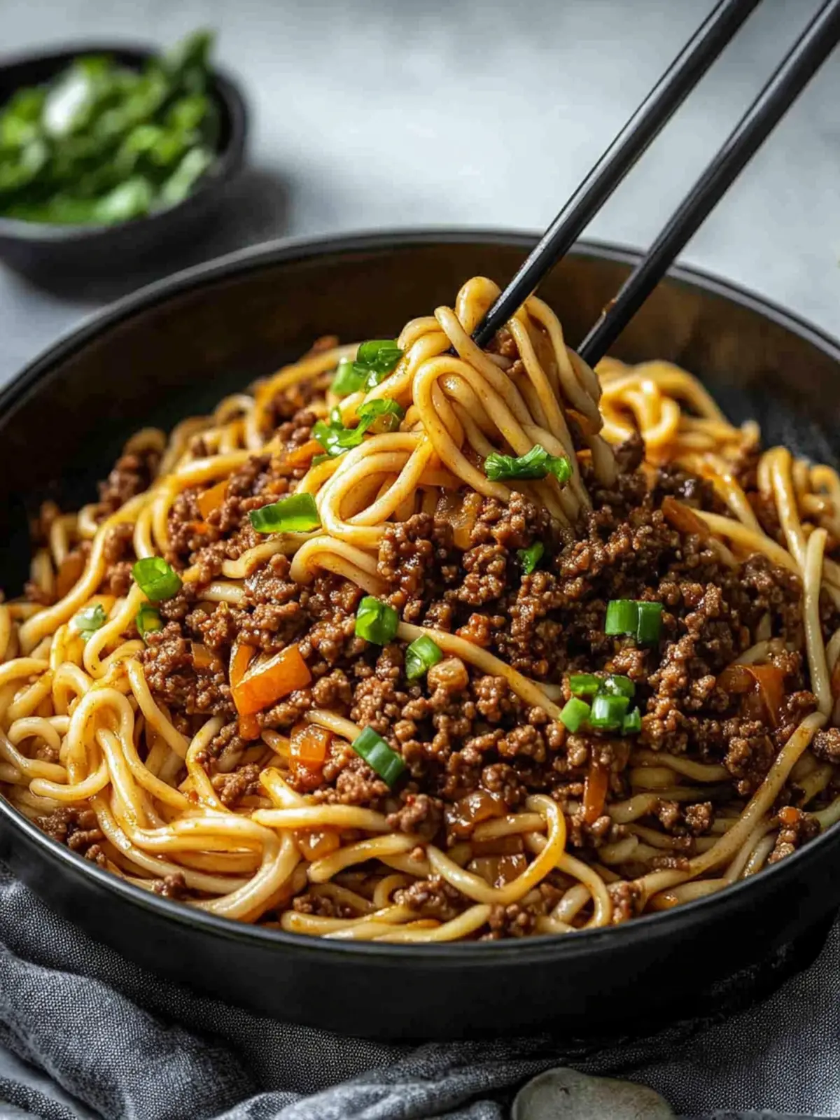 Mouthwatering Mongolian Ground Beef Noodles Ready in 30 Minutes 5 Mongolian Ground Beef Noodles