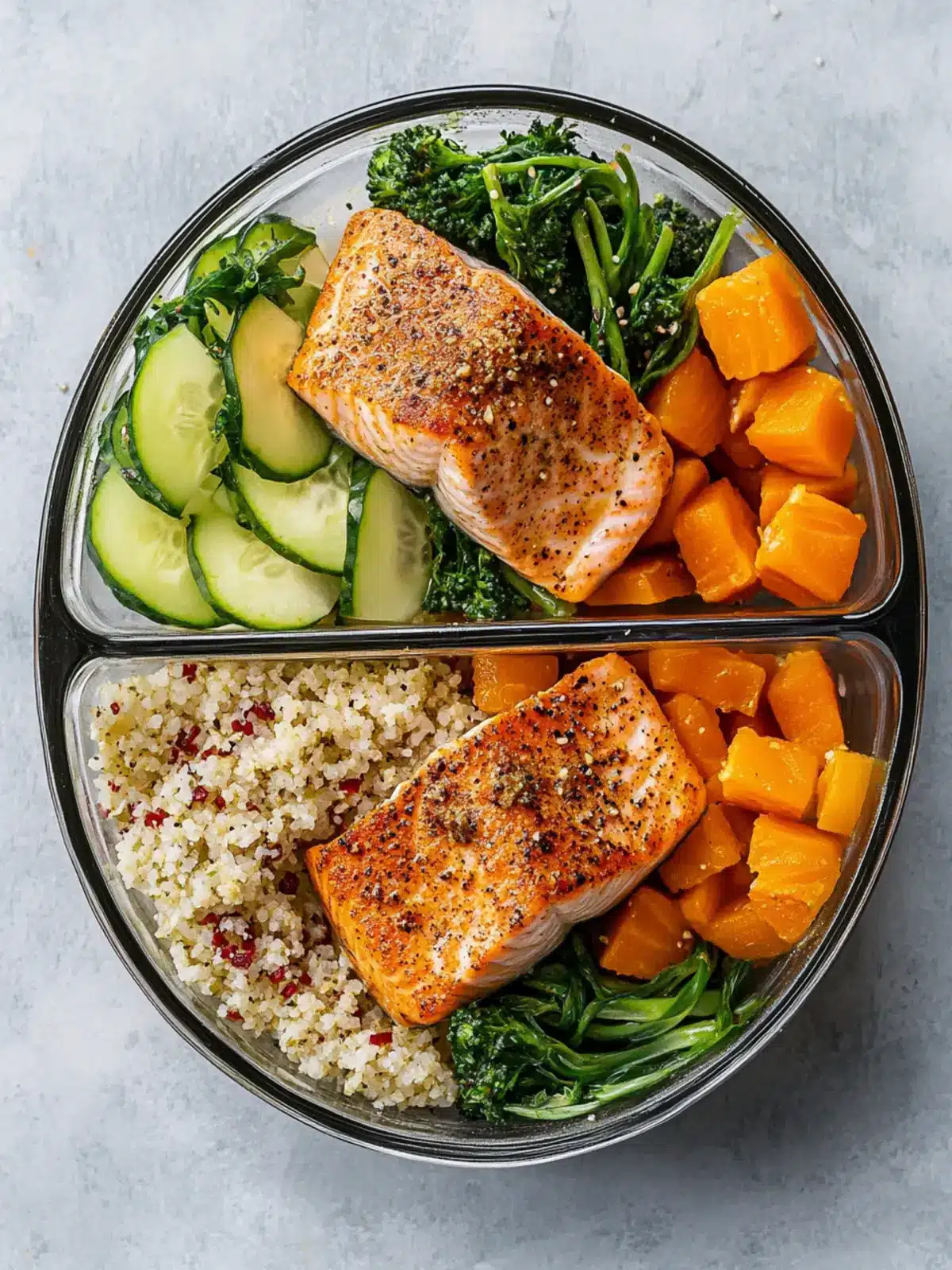 Easy Salmon Meal Prep Bowl: Healthy, Flavor-Packed Delight 3 Easy Salmon Meal Prep Bowl