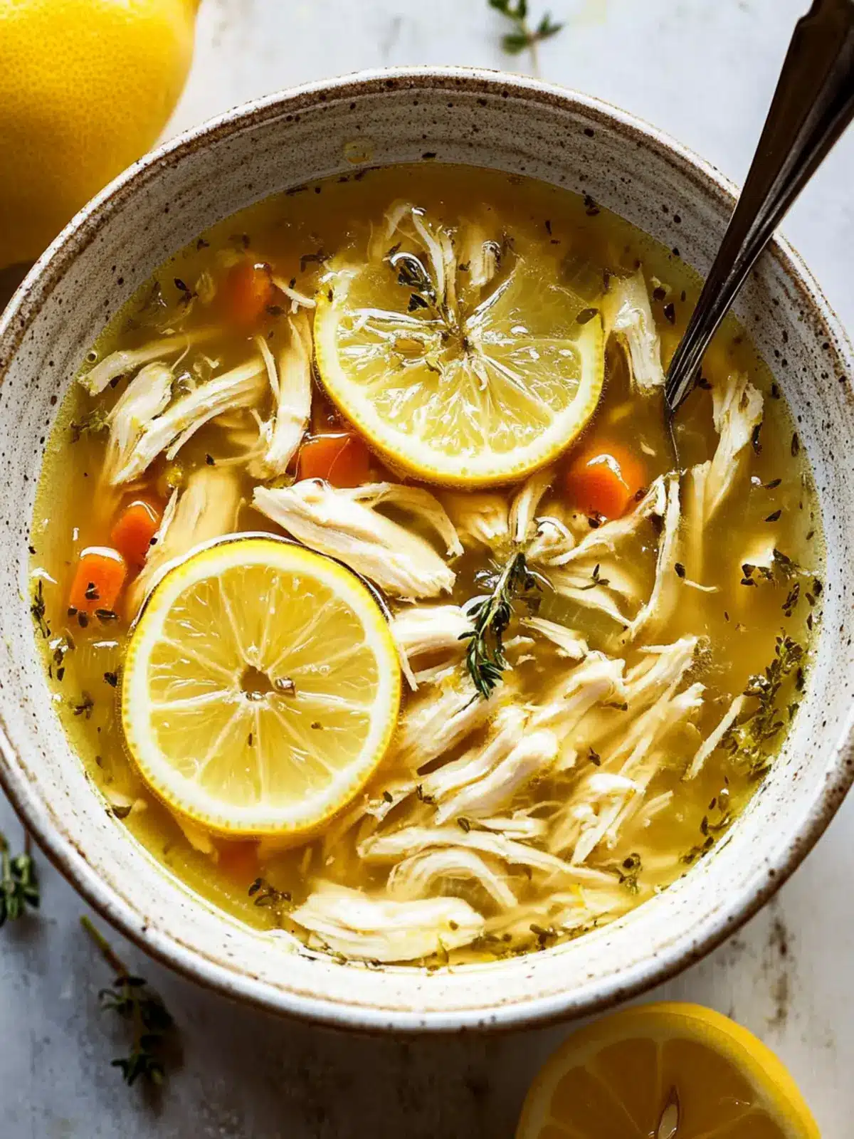 Comforting Crockpot Chicken Lemon Soup for Busy Weeknights 3 Crockpot Chicken Lemon Soup