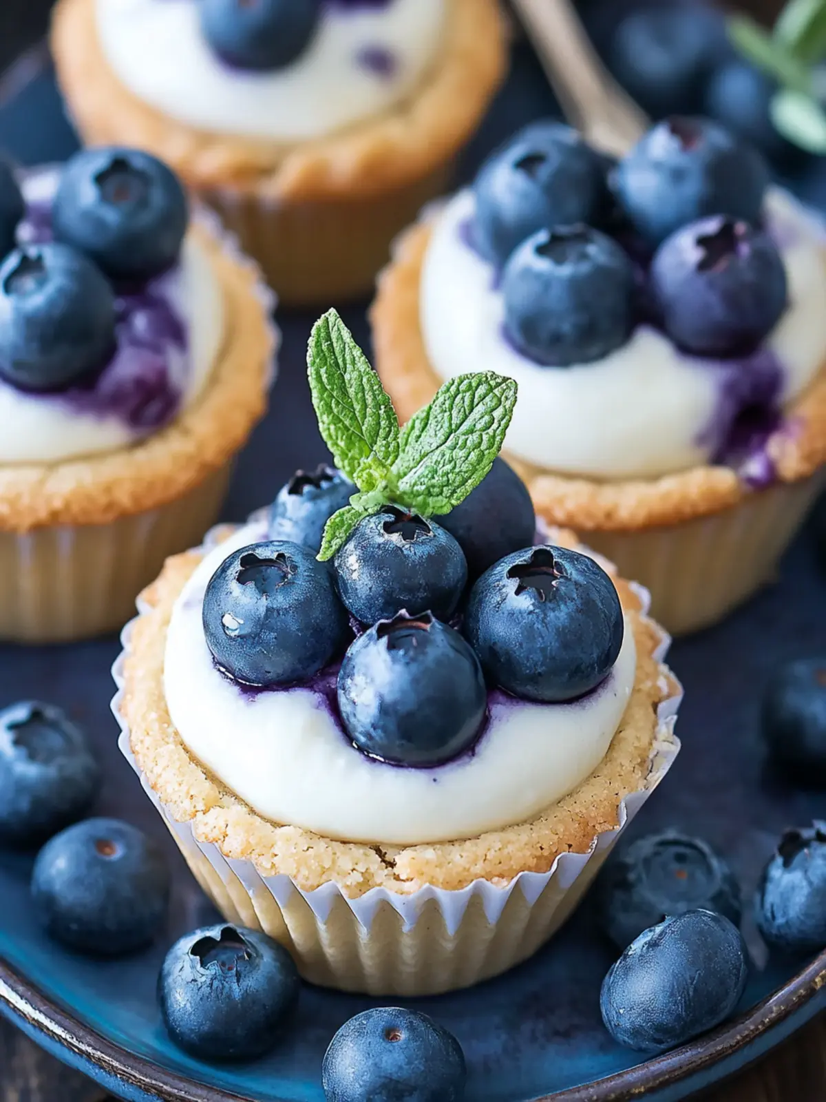 Blueberry Cheesecake Cookie Cups for Your Summer Delight 4 Blueberry Cheesecake Cookie Cups