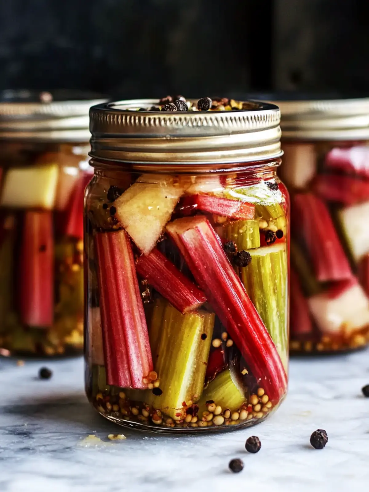 Sweet & Tangy Rhubarb Pickles: A Quick Homemade Treat 5 Sweet & Tangy Rhubarb Pickles