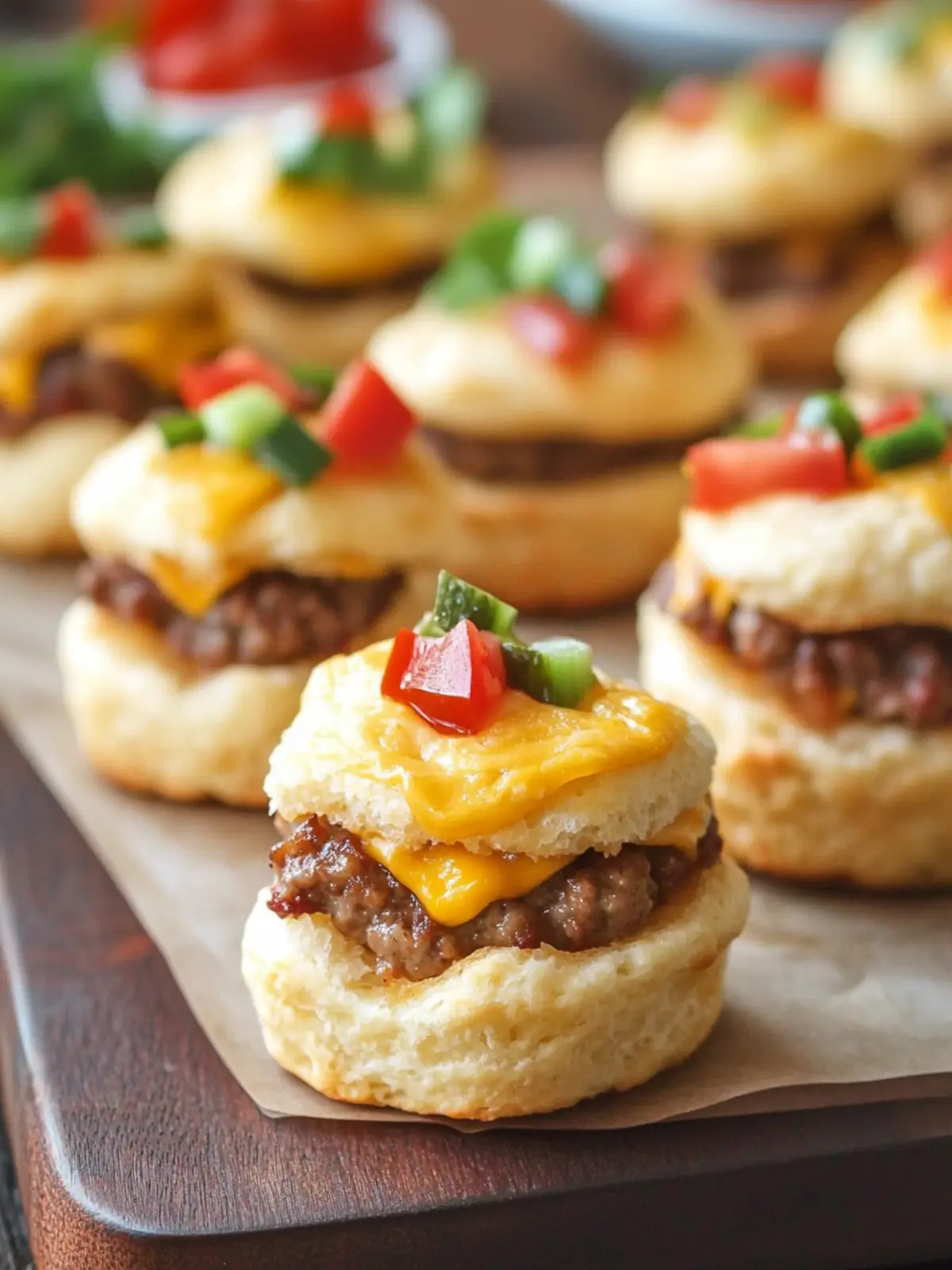 Cheeseburger Biscuit Bites: Your New Favorite Game Day Treat 4 Cheeseburger Biscuit Bites