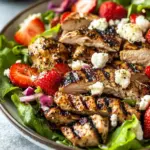 Balsamic Grilled Chicken Salad with Strawberries and Goat Cheese Bliss 9 Balsamic Grilled Chicken Salad with Strawberries and Goat Cheese