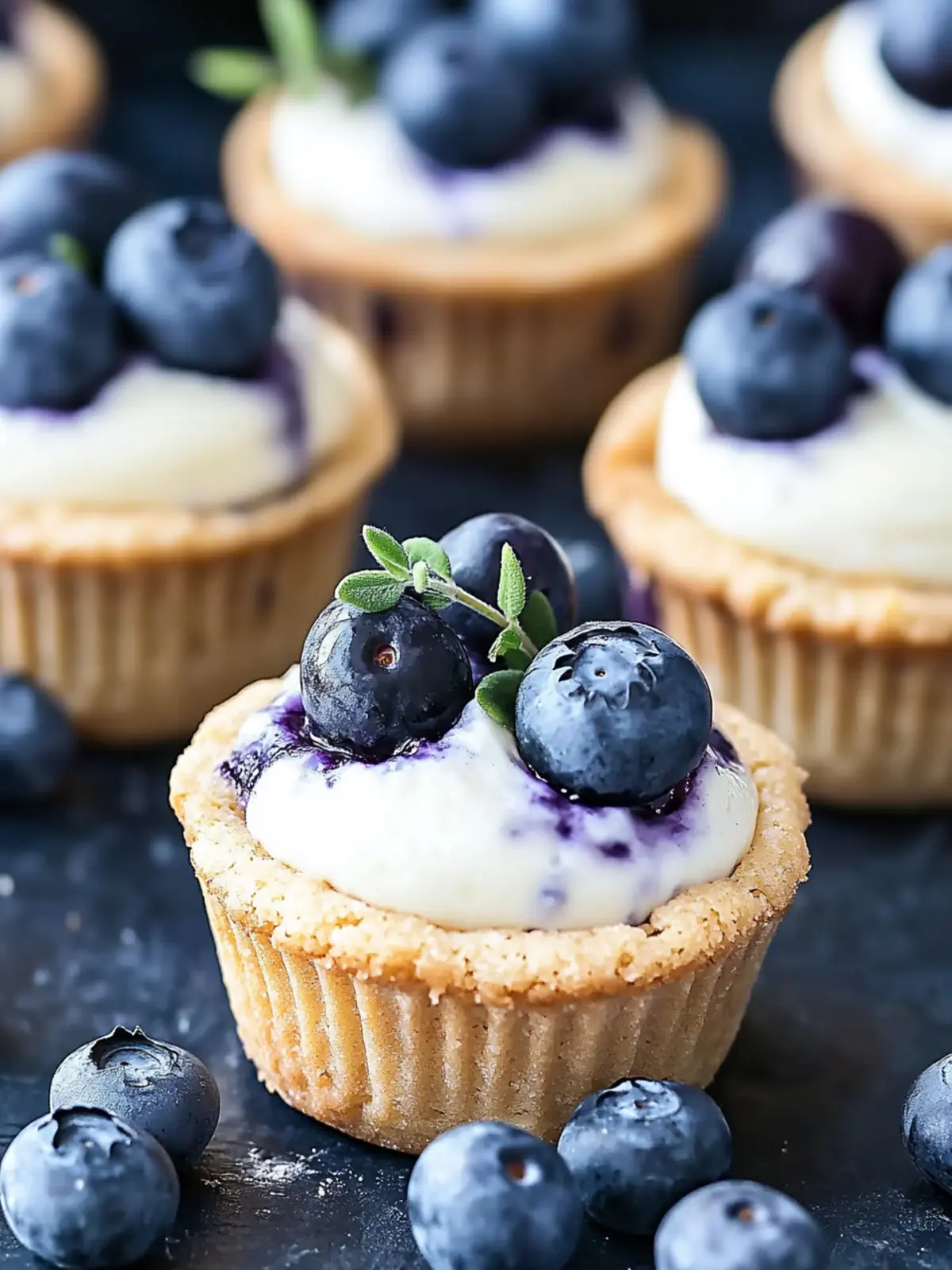 Blueberry Cheesecake Cookie Cups for Your Summer Delight 3 Blueberry Cheesecake Cookie Cups