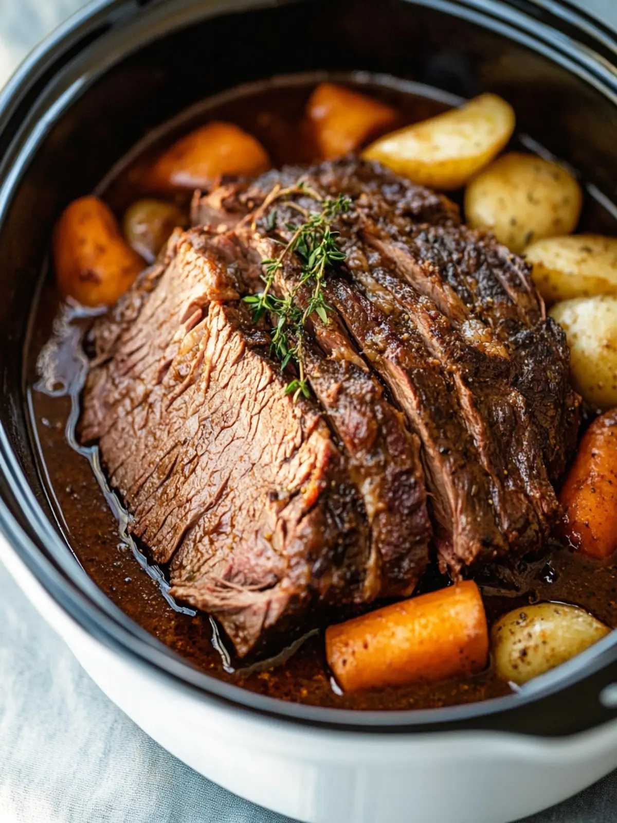 Tender Easy Crock Pot Beef Roast for Heartwarming Meals 3 Easy Crock Pot Beef Roast (Slow Cooker Pot Roast)