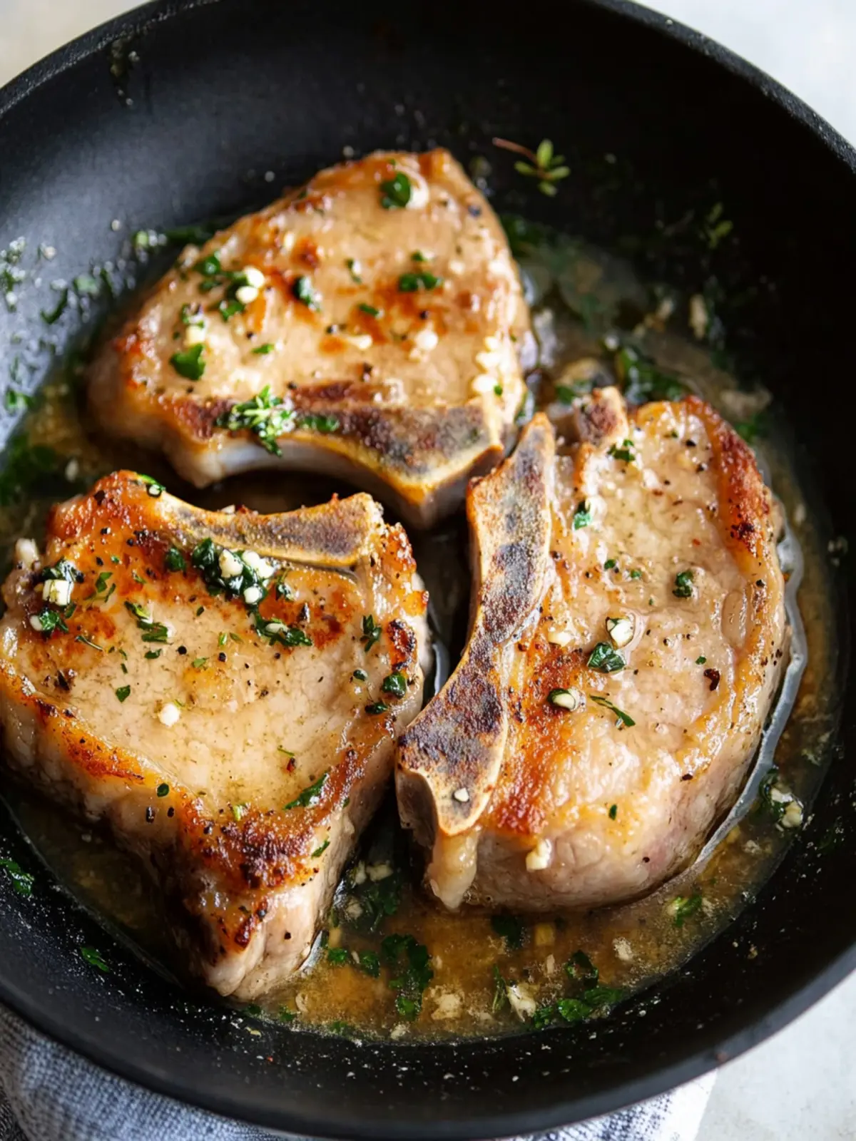 Savor 15-Minute Garlic Butter Pork Chops for Dinner Bliss 4 15-Minute Garlic Butter Pork Chops