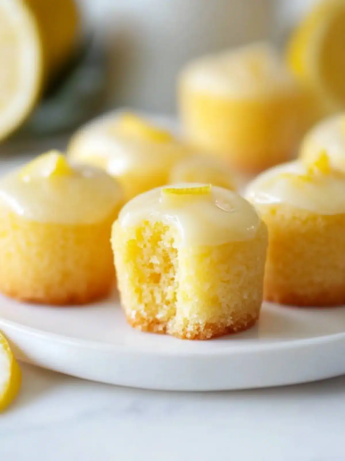 Deliciously Sweet Mini Lemon Drop Cakes You’ll Love 5 MINI LEMON DROP CAKES