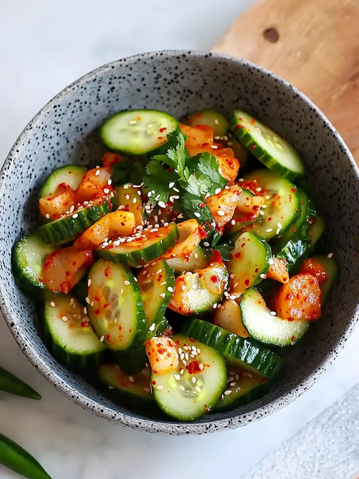 Crispy Korean Cucumber Salad: Refreshing Flavor in Minutes 2 Korean Cucumber Salad
