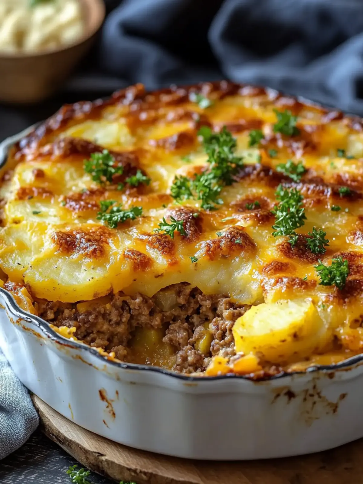 Cheesy Hamburger Potato Casserole: Your Family’s New Comfort Meal 3 Cheesy Hamburger Potato Casserole