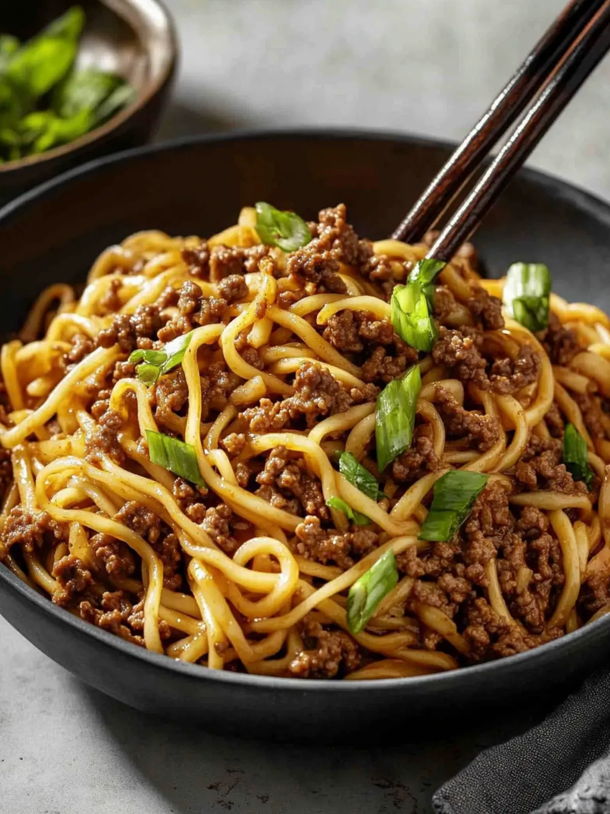 Mouthwatering Mongolian Ground Beef Noodles Ready in 30 Minutes 4 Mongolian Ground Beef Noodles