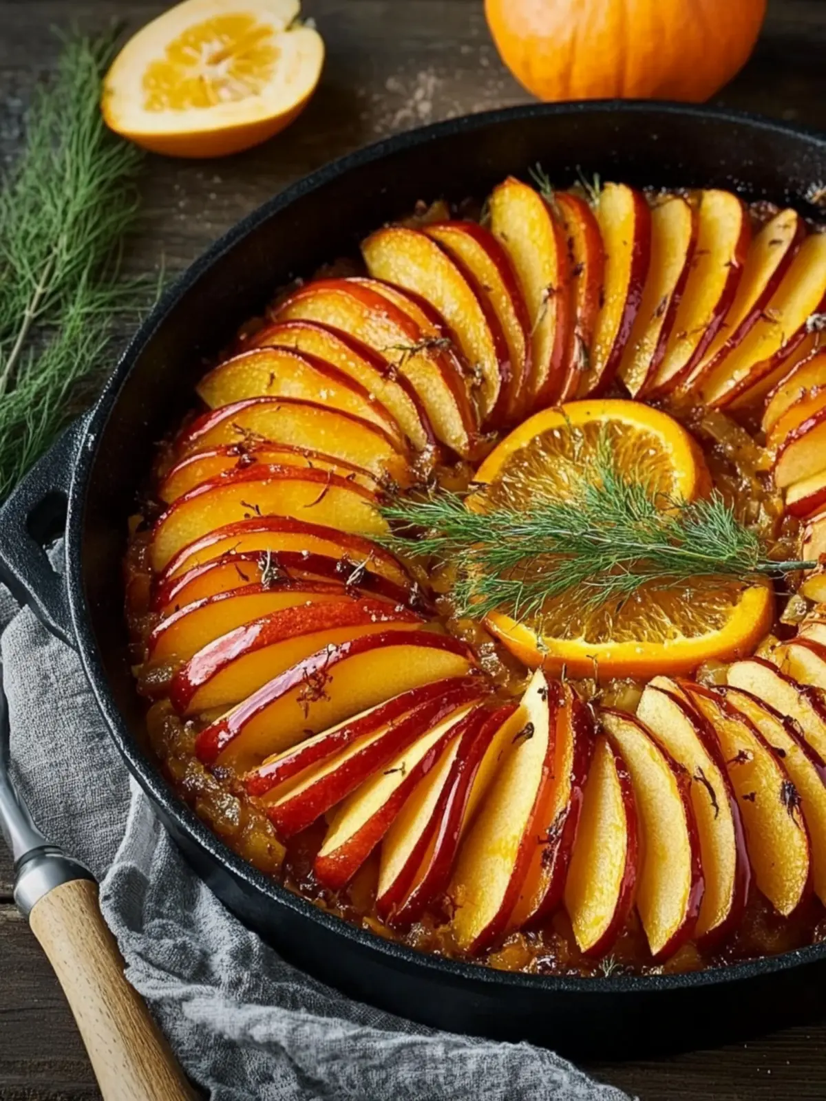 Delicious Butternut Squash and Apple Tian with Fennel Bliss 5 Butternut Squash and Apple Tian with Fennel and Orange