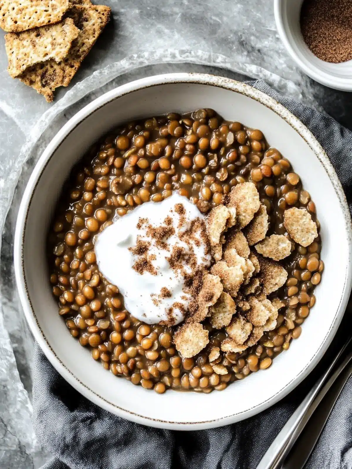 Creamy Breakfast Lentils With Cinnamon Brown Sugar Bliss 3 Breakfast Lentils With Cinnamon Brown Sugar