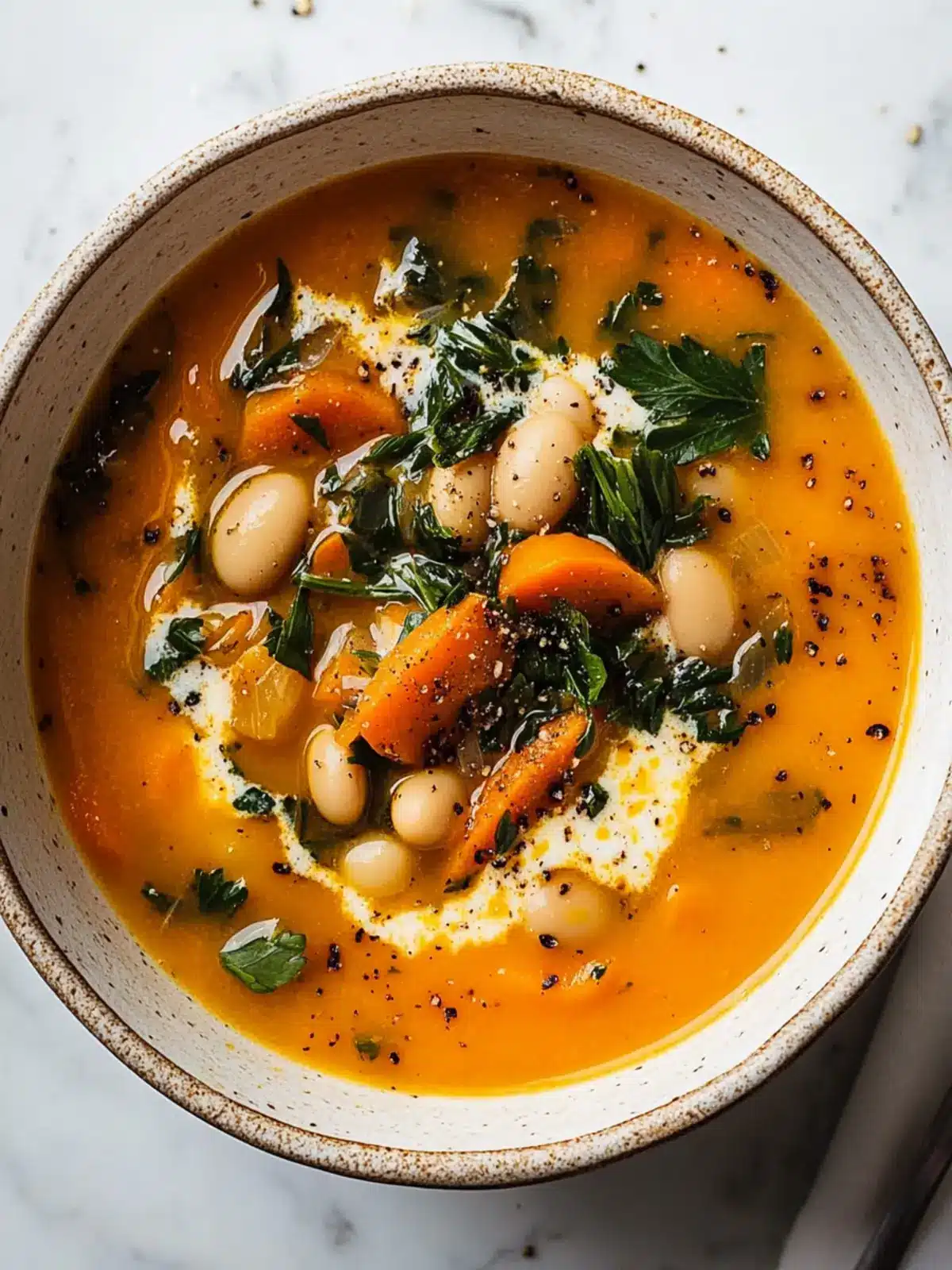 Cozy Up with Brothy Carrot Butter Bean Soup Bliss 4 Brothy Carrot Butter Bean Soup