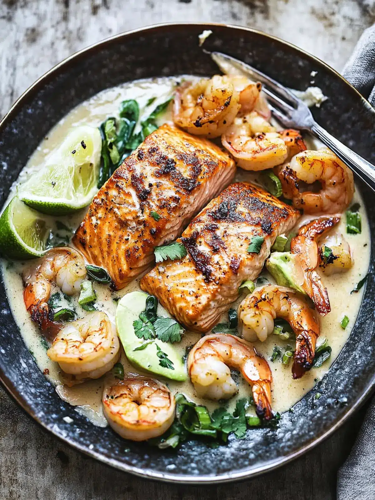 Coconut Miso Salmon with Shrimp in 30 Minutes Flat 5 Coconut Miso Salmon with Shrimp