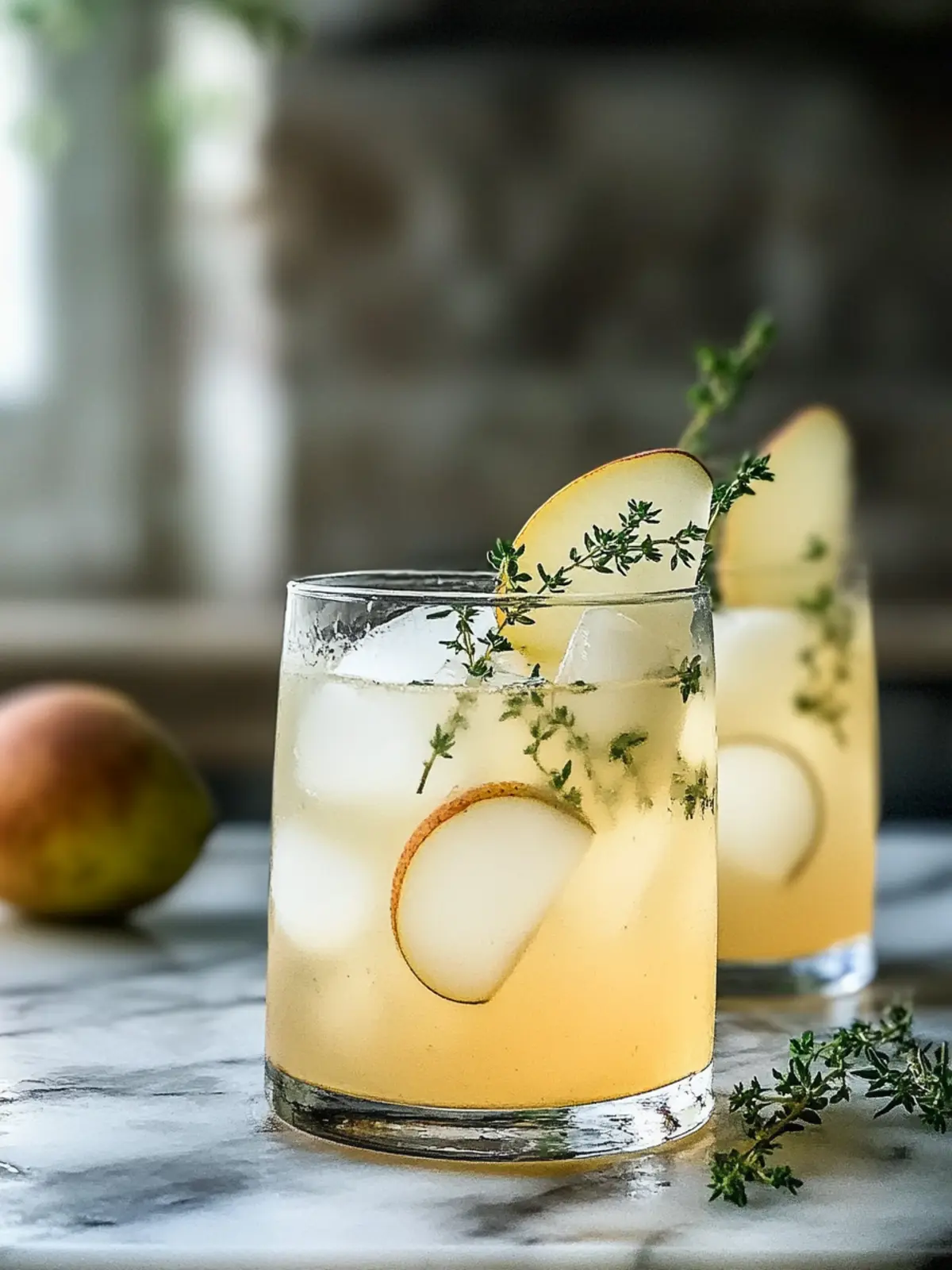 Delight in a Pear Thyme Pitcher Mocktail for Any Occasion 4 Pear Thyme Pitcher Mocktail