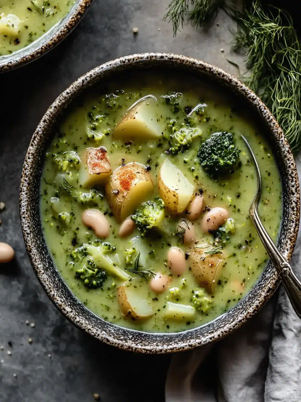 Broccoli Dill Pickle Soup with White Beans & Potatoes Delight 5 Broccoli Dill Pickle Soup with White Beans & Potatoes