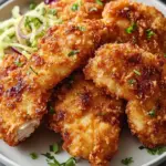 Irresistibly Crunchy Coconut Chicken with Zesty Cabbage Salad 8 Crunchy Coconut Chicken