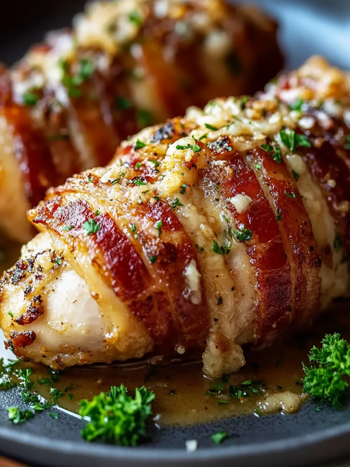 Bacon Wrapped Garlic Parmesan Chicken: Your Next Dinner Hit 5 Bacon Wrapped Garlic Parmesan Chicken