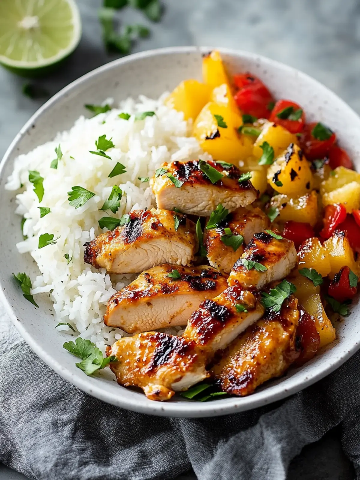 Delicious Hawaiian Chicken & Coconut Rice for Easy Weeknights 4 Hawaiian Chicken & Coconut Ric