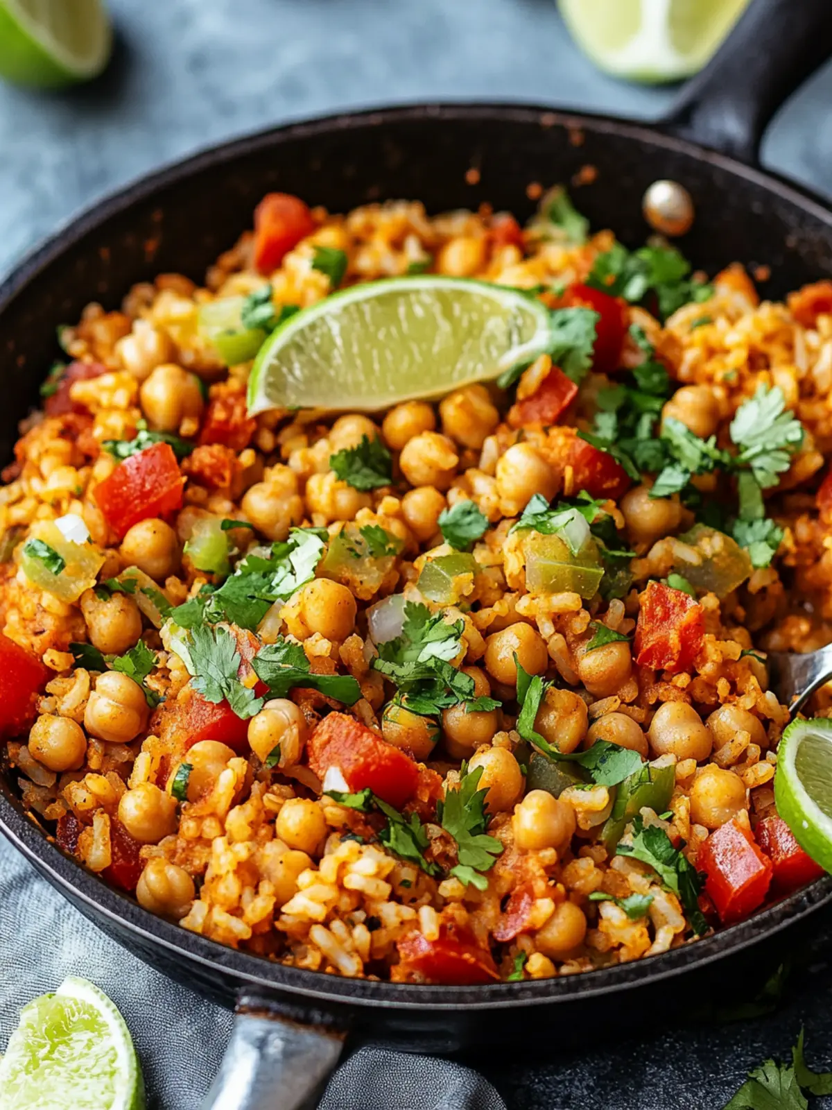 Taco-Spiced Chickpea and Rice Skillet Ready in 40 Minutes 3 Taco-Spiced Chickpea and Rice Skillet