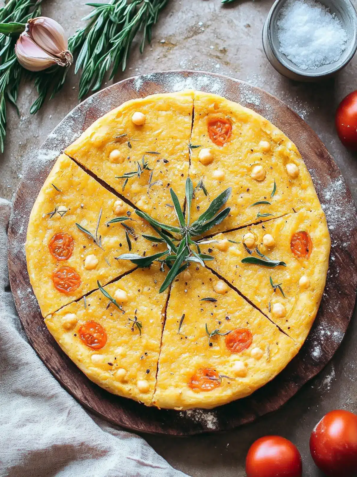 Homemade Italian Farinata Chickpea Flatbread Everyone Loves 2 Italian Farinata Chickpea Flatbread