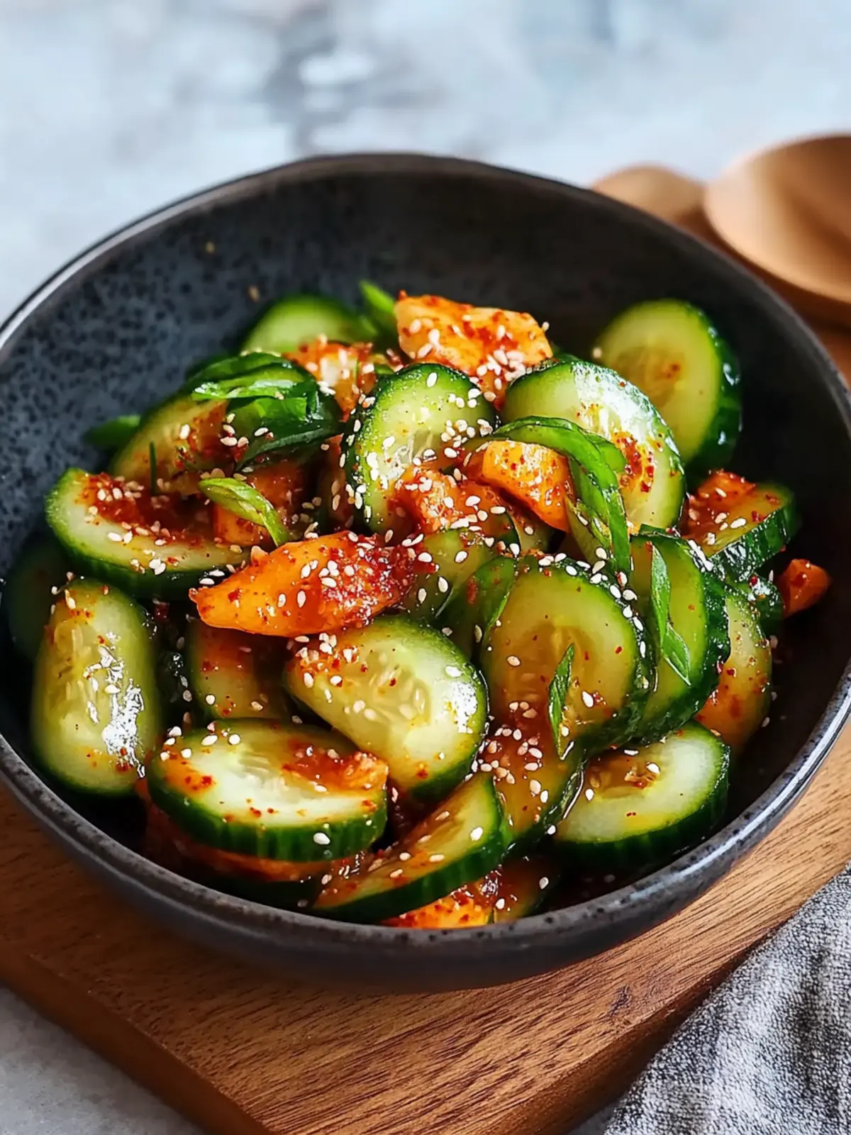 Crispy Korean Cucumber Salad: Refreshing Flavor in Minutes 3 Korean Cucumber Salad