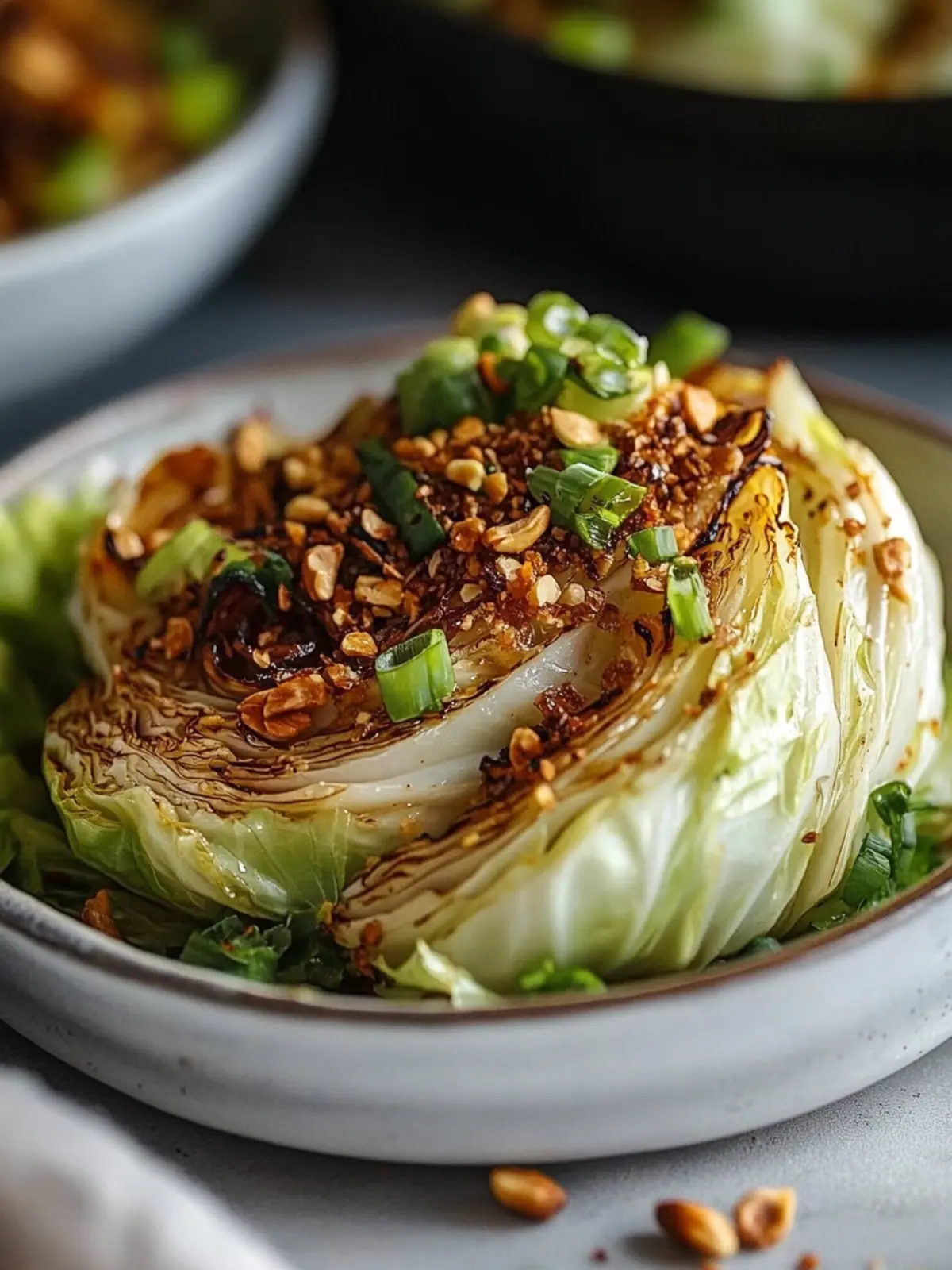 Dan Dan Charred Cabbage: A Flavorful Vegan Delight 2 Dan Dan Charred Cabbage