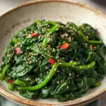 Delicious Korean Spinach Side Dish in Just 10 Minutes 10 Korean Spinach Side Dish