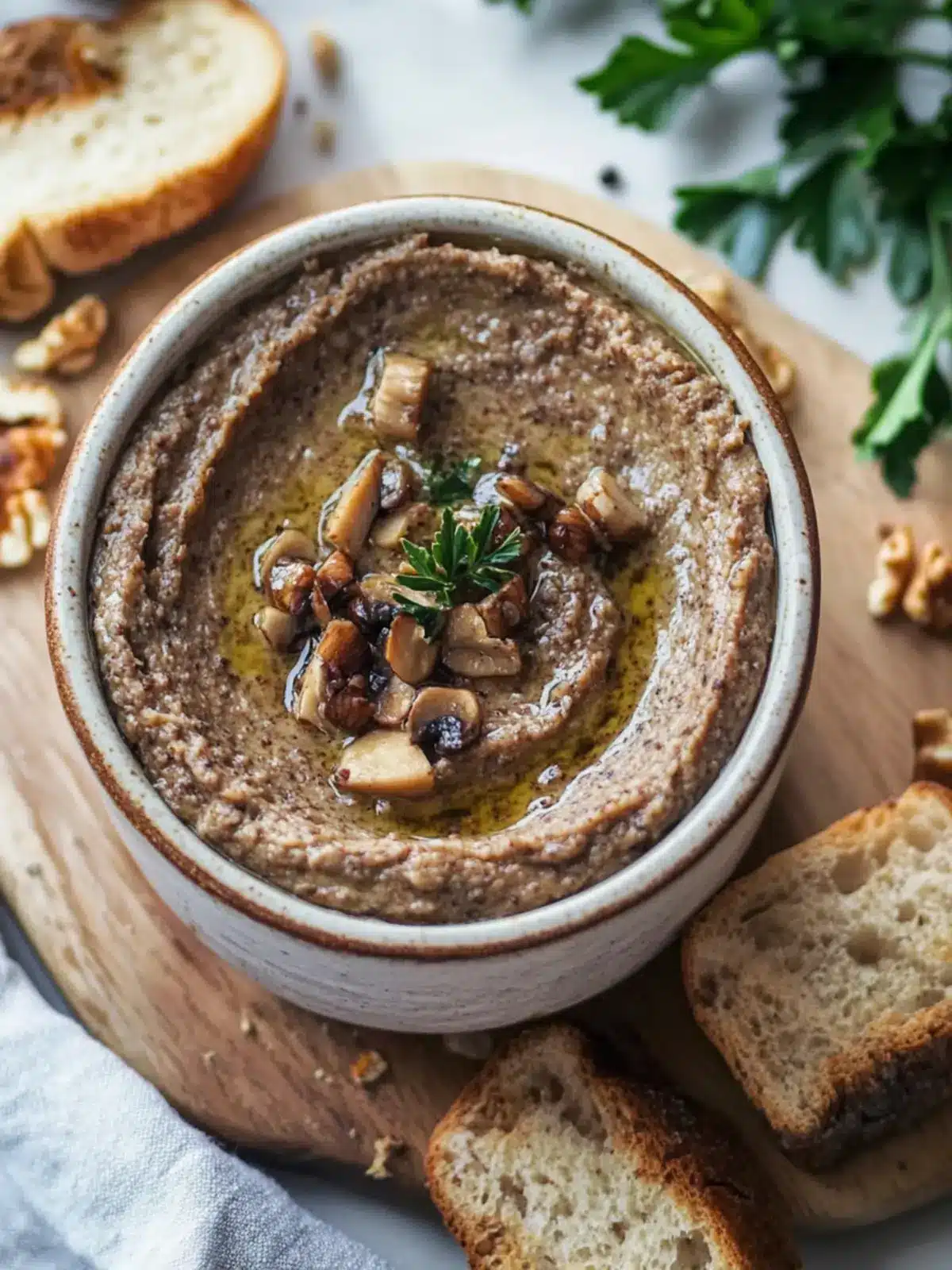 Mushroom Walnut Pate: A Creamy Vegan Delight You’ll Love 2 Mushroom Walnut Pate