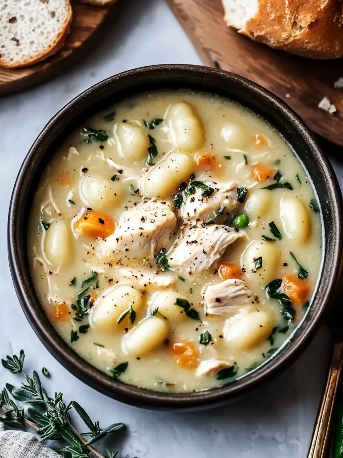 Deliciously Cozy Healthy Rotisserie Chicken Gnocchi Soup 2 Healthy Rotisserie Chicken Gnocchi Soup