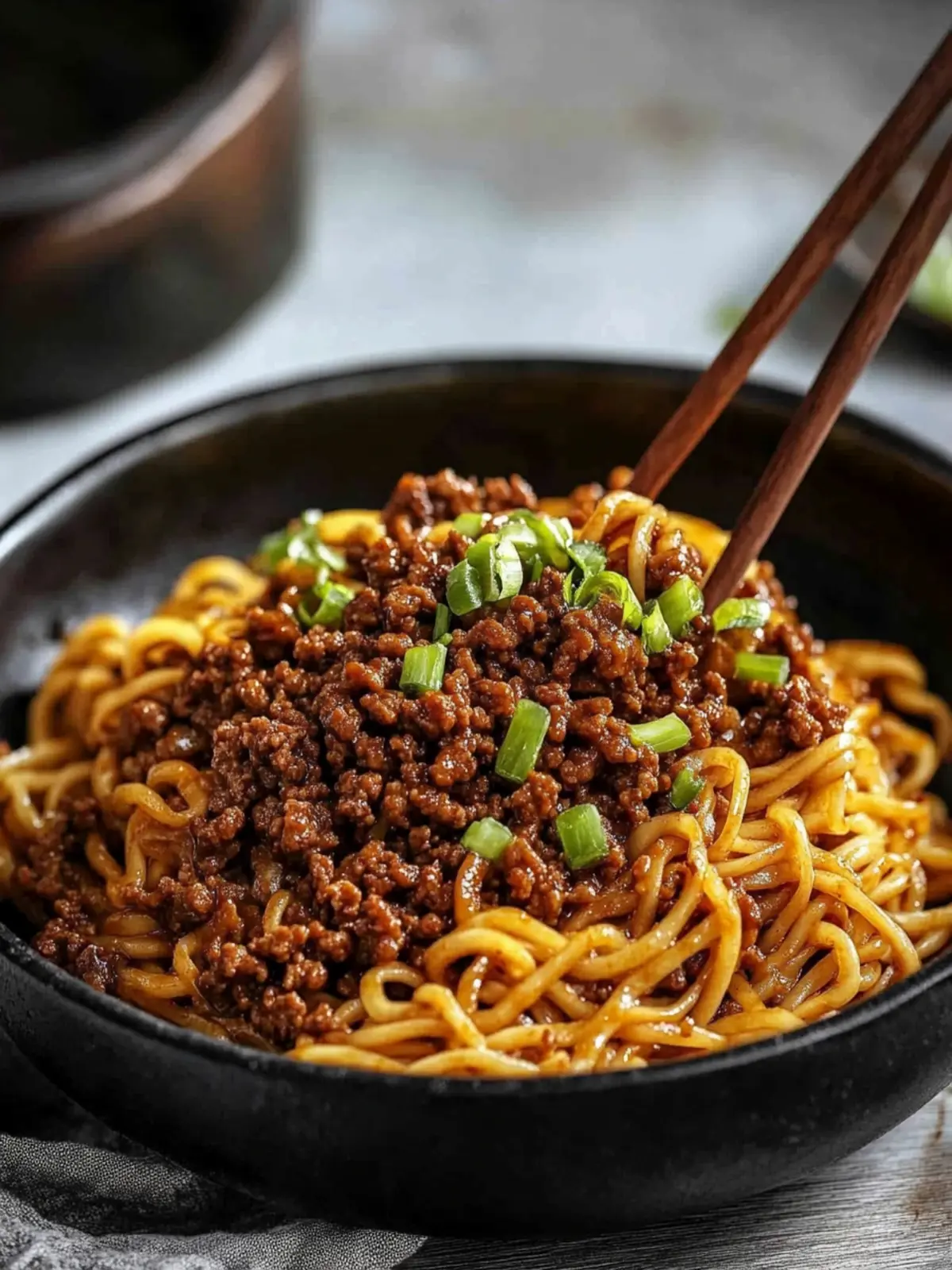 Mouthwatering Mongolian Ground Beef Noodles Ready in 30 Minutes 2 Mongolian Ground Beef Noodles