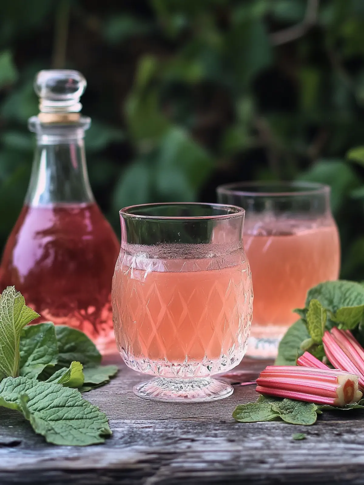Deliciously Easy Rhubarb Liqueur: A 3-Ingredient Delight 3 Rhubarb Liqueur