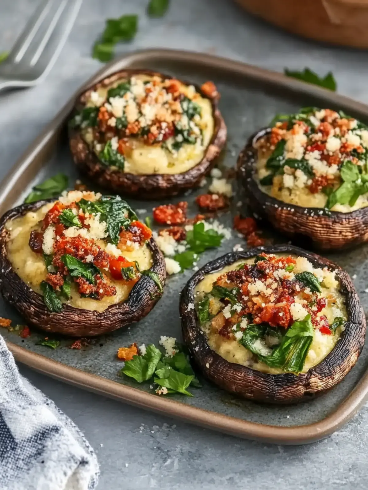 Irresistible Stuffed Portobello Mushrooms You’ll Adore 2 Stuffed Portobello Mushrooms
