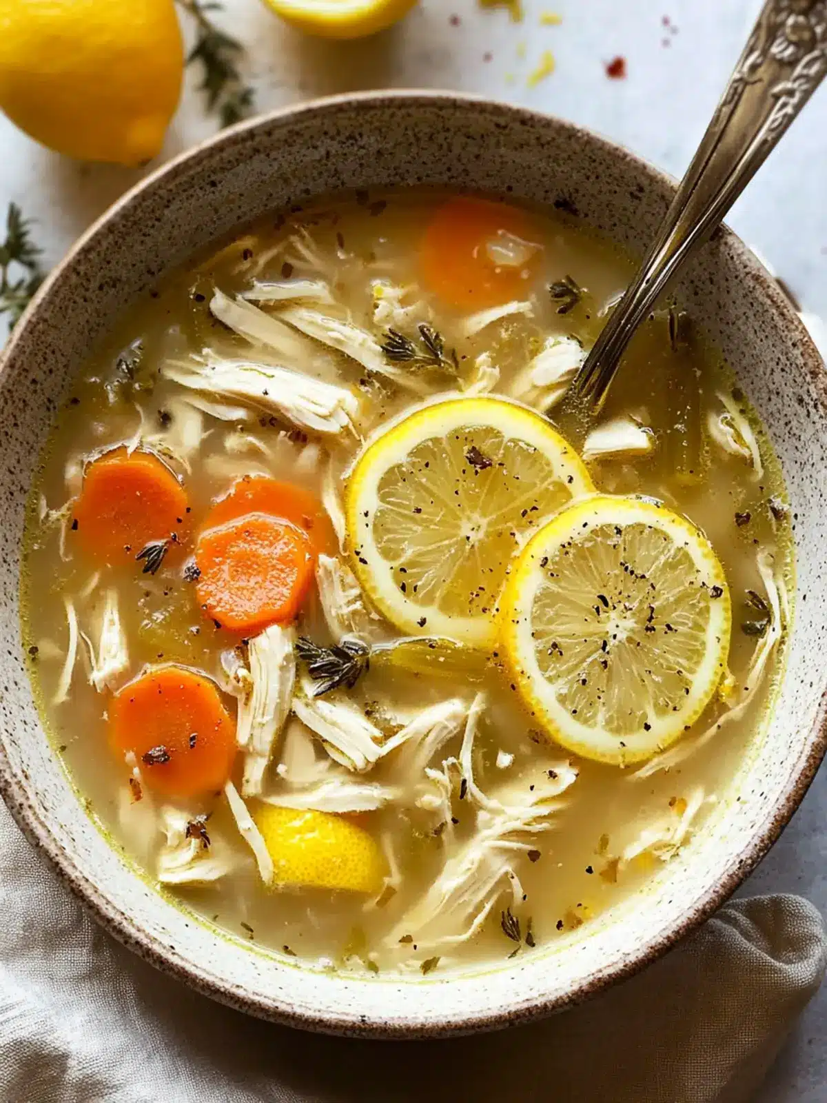 Comforting Crockpot Chicken Lemon Soup for Busy Weeknights 2 Crockpot Chicken Lemon Soup