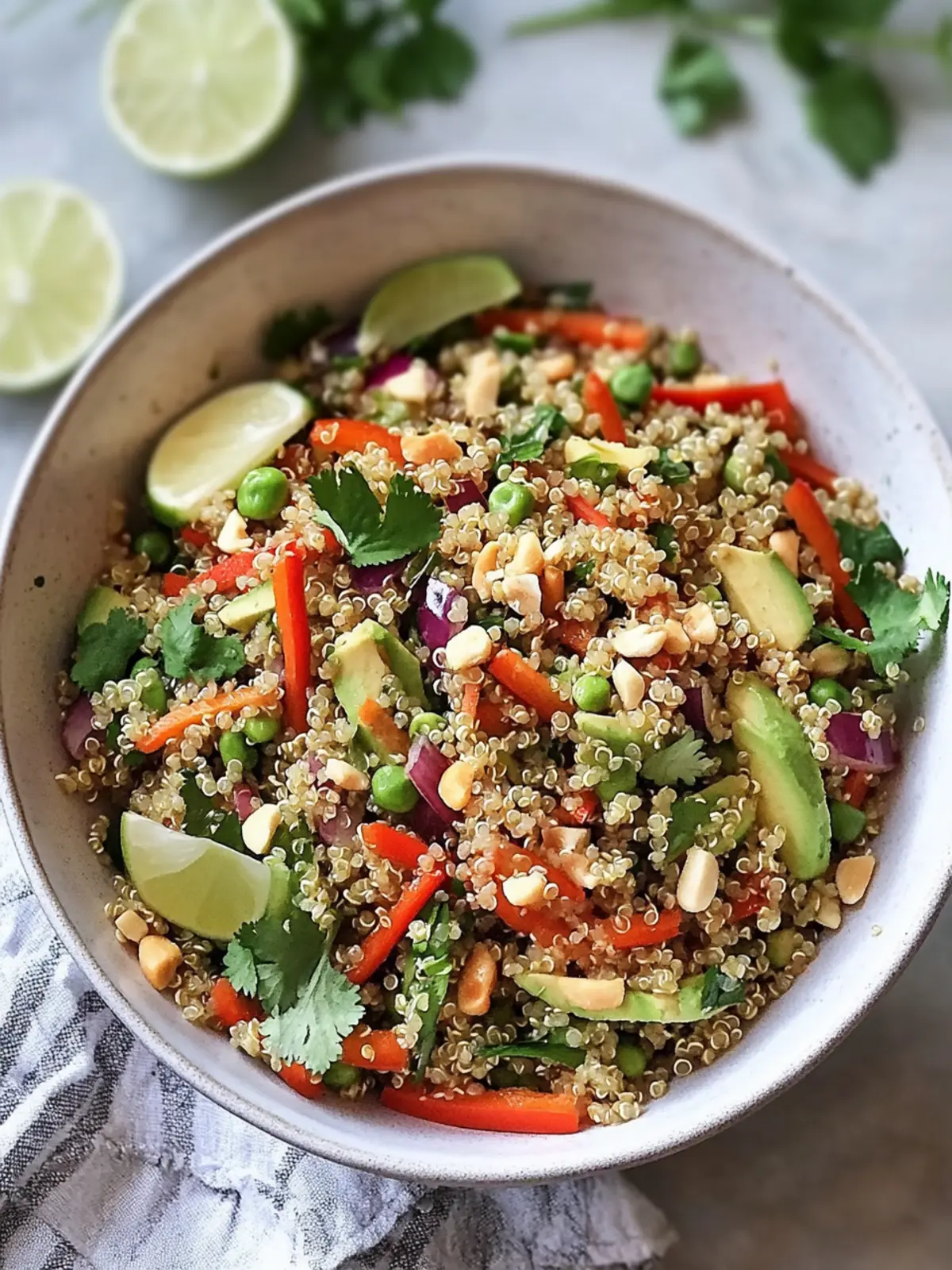 Elevate Your Day with Thai Quinoa Crunch Salad Bliss 3 Thai Quinoa Crunch Salad