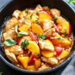 Sweet and Spicy Thai Peach Chicken in Just 30 Minutes 8 Thai Peach Chicken
