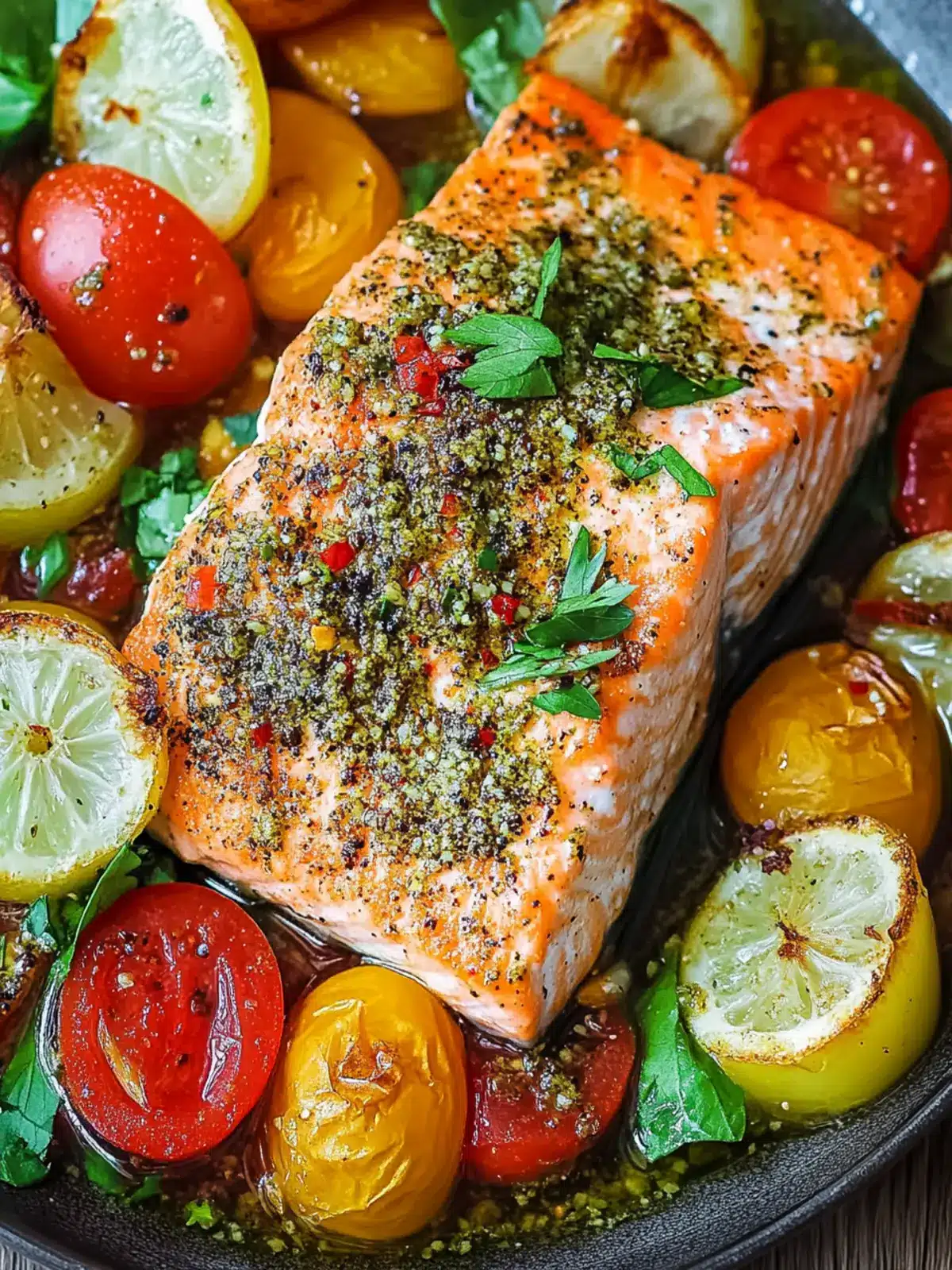 Savory Za’atar Garlic Salmon in 25 Minutes or Less 3 Za’atar Garlic Salmon