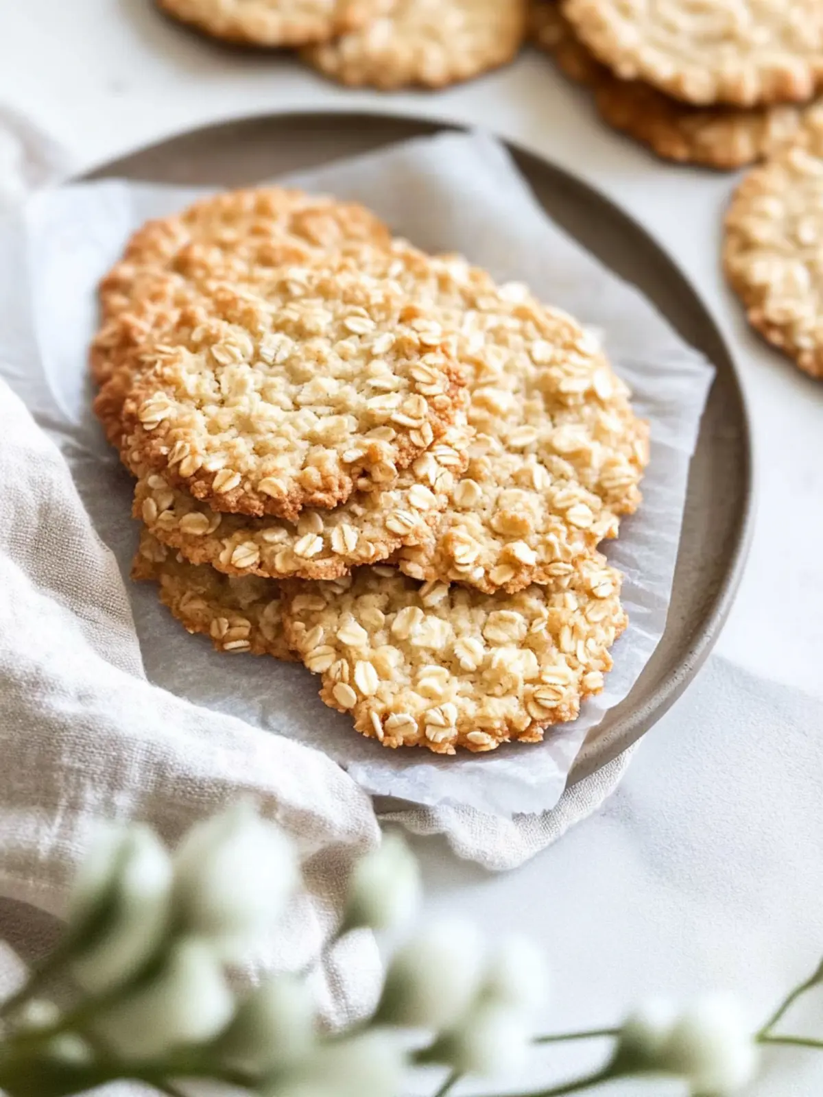 Irresistible Oatmeal Lace Cookies for a Sweet Homemade Treat 4 Oatmeal Lace Cookies
