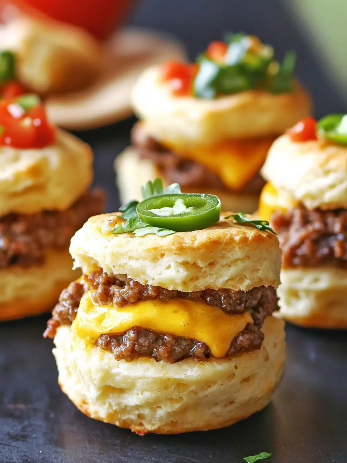 Cheeseburger Biscuit Bites: Your New Favorite Game Day Treat 3 Cheeseburger Biscuit Bites