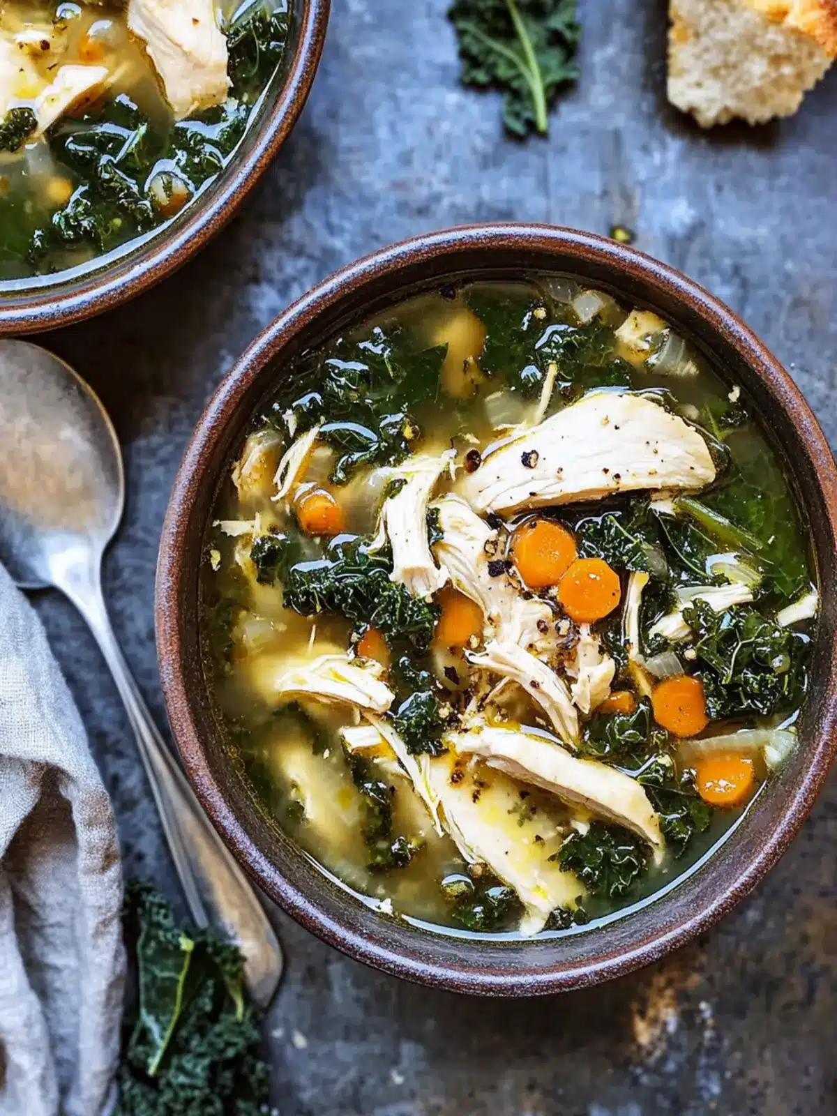 Savory Chicken Kale Soup Loaded with Flavorful Goodness 4 Chicken Kale Soup