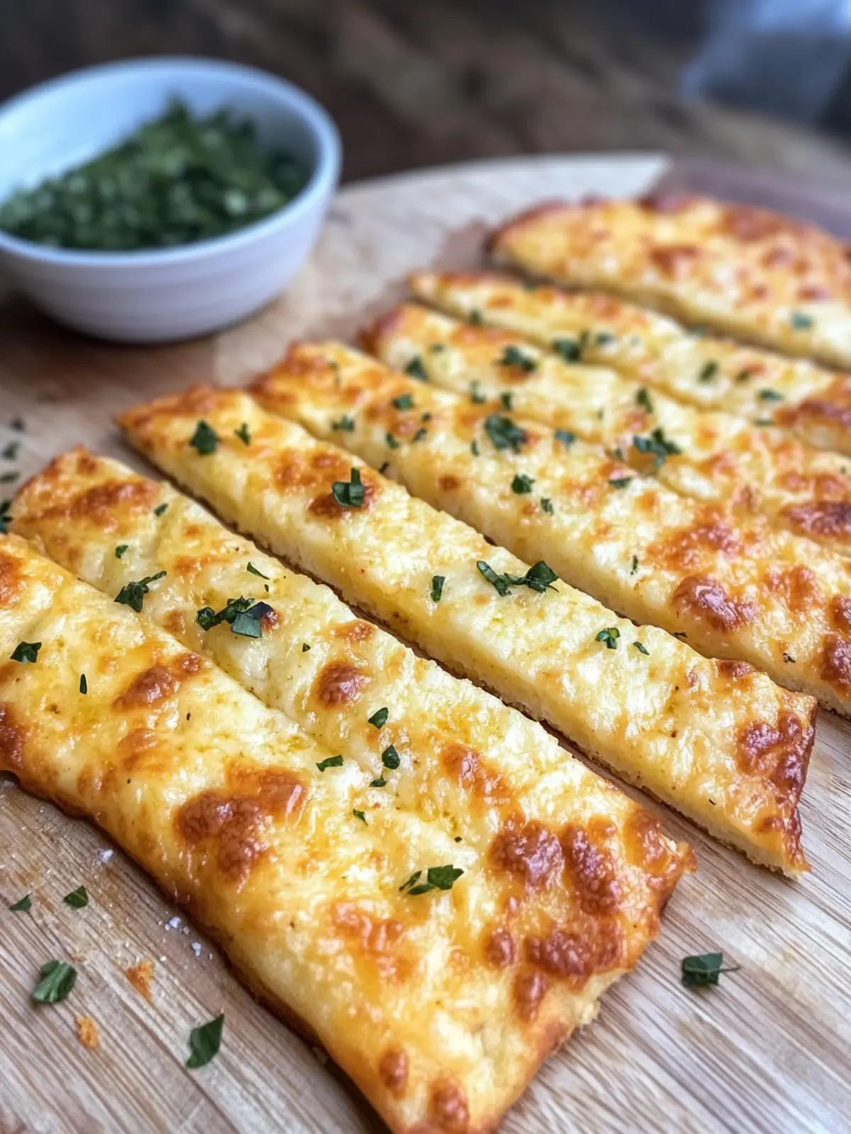 Irresistible Keto Cheesy Garlic Breadsticks in Just 4 Ingredients 2 Keto Cheesy Garlic Breadsticks