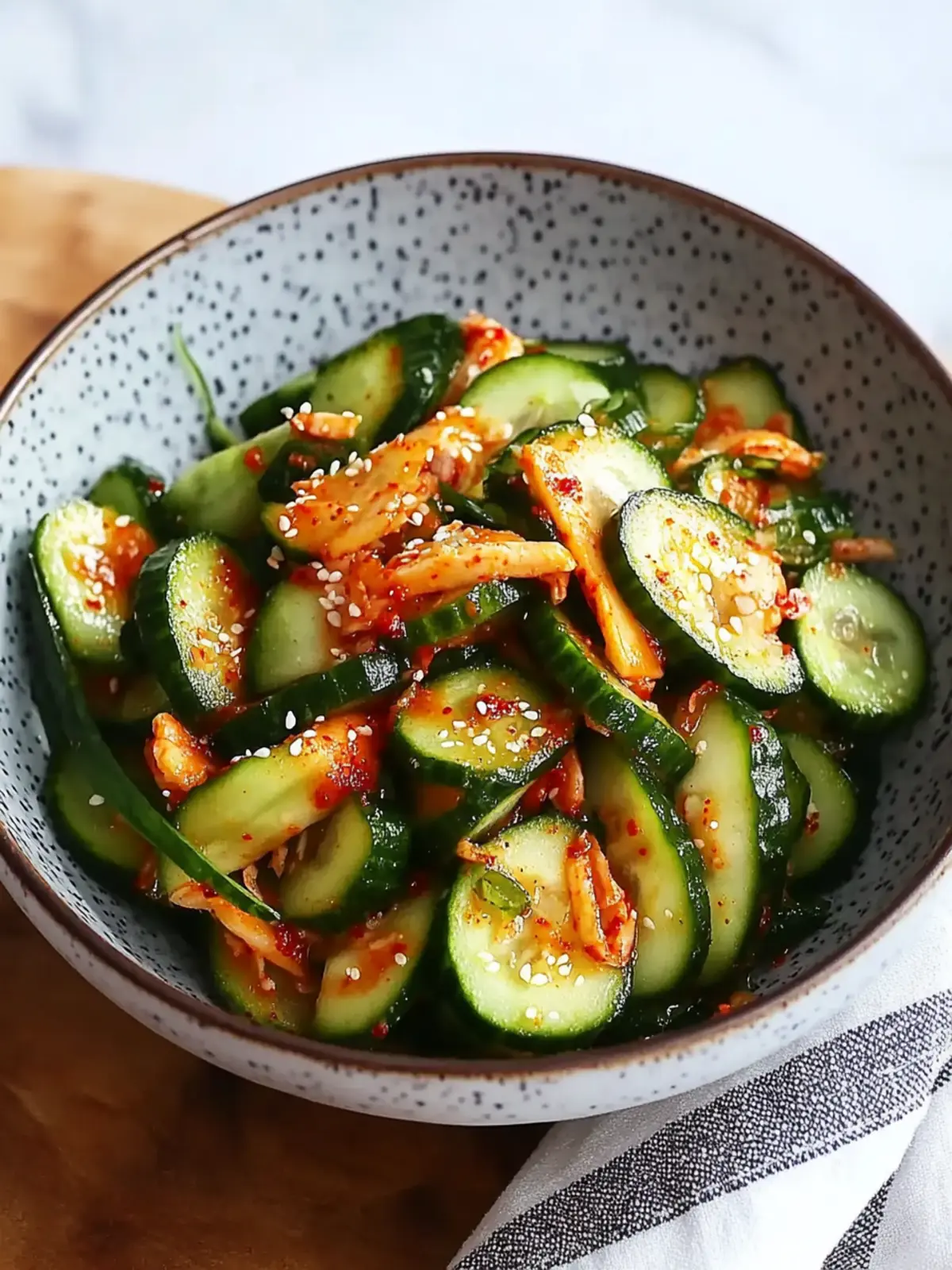 Crispy Korean Cucumber Salad: Refreshing Flavor in Minutes 4 Korean Cucumber Salad